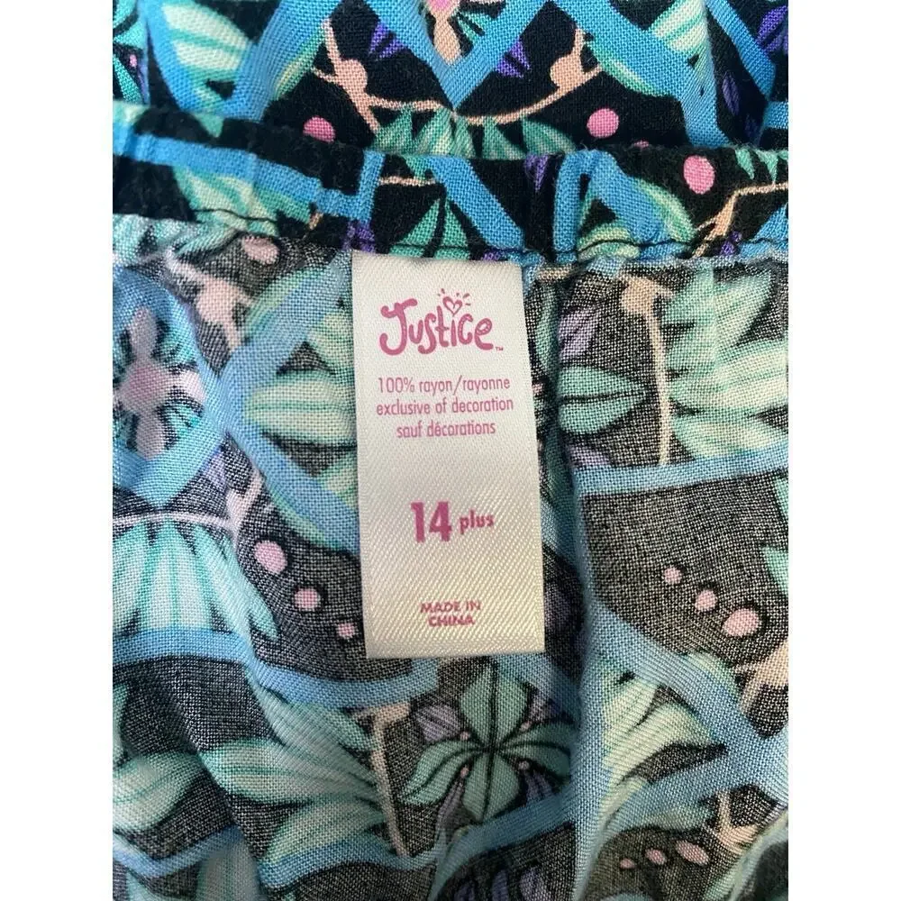 Justice Girls Plus Adjustable Strap Sundress Size 14 Plus